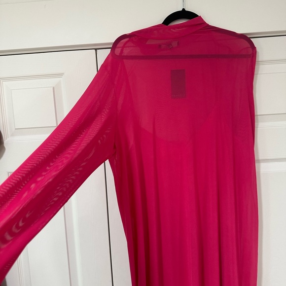 NWT Eloquii Pink sheer dress with Slip Size 22 - Picture 3 of 3